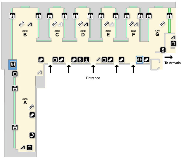 terminal 3 maps - ground floor check in