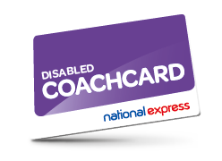 Disabled Coach card with National Express