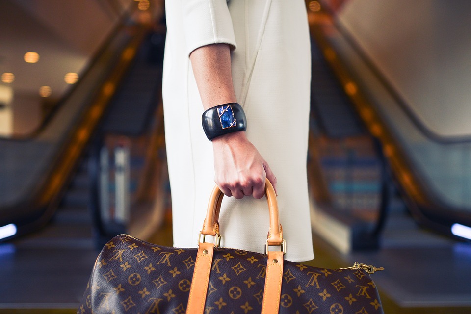 Louis Vuitton Hand luggage at the airport