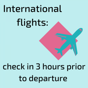 Heathrow Departures - international flight