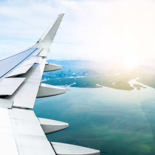 heathrow airport history - plane wing