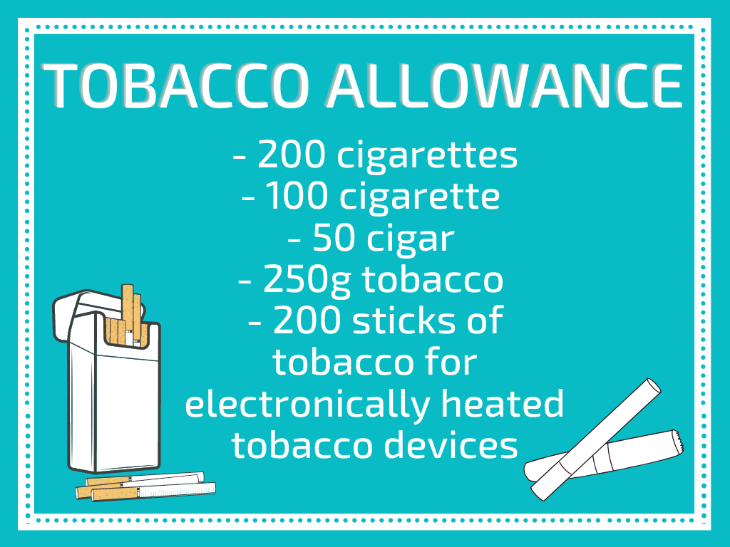 Post-Brexit tobacco Duty Free allowances