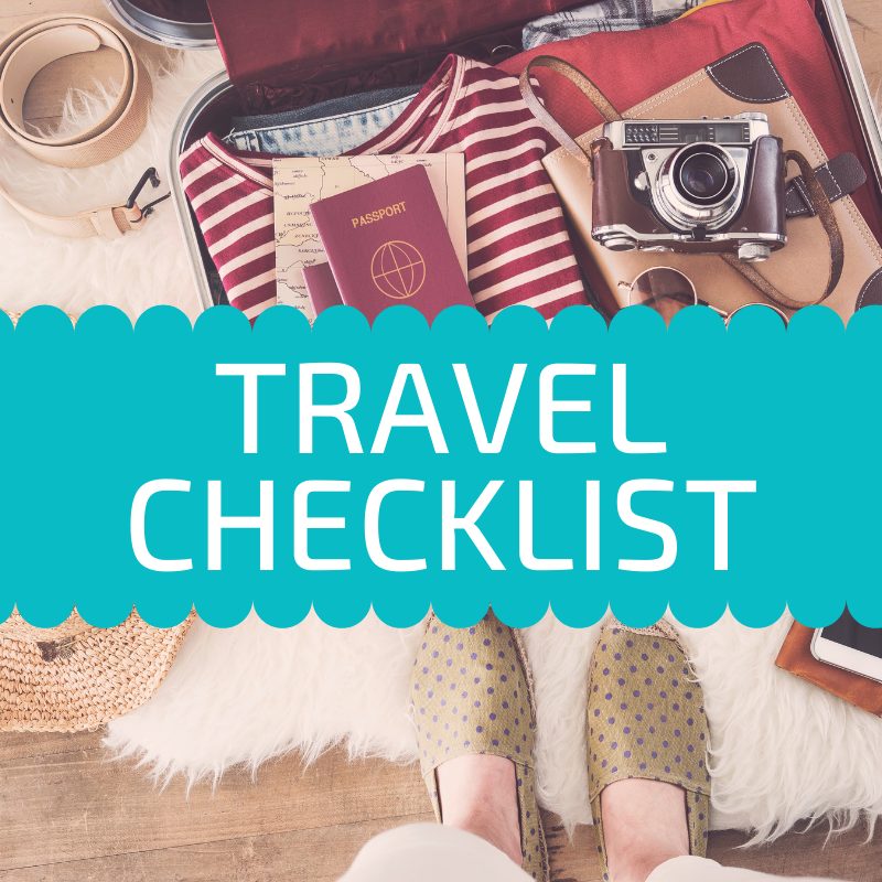 travel checklist