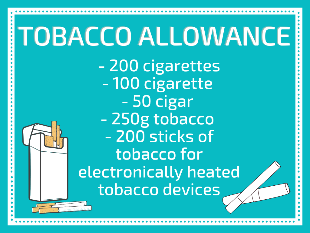 Post-Brexit tobacco Duty Free allowances